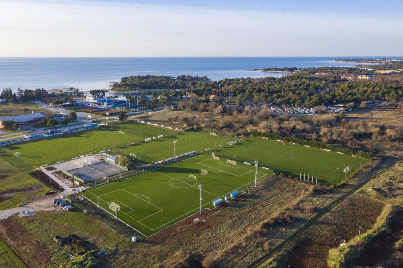 Turniergelände Stella Maris Umag Jugendtrainingslager Kroatien Adria-dream Cup